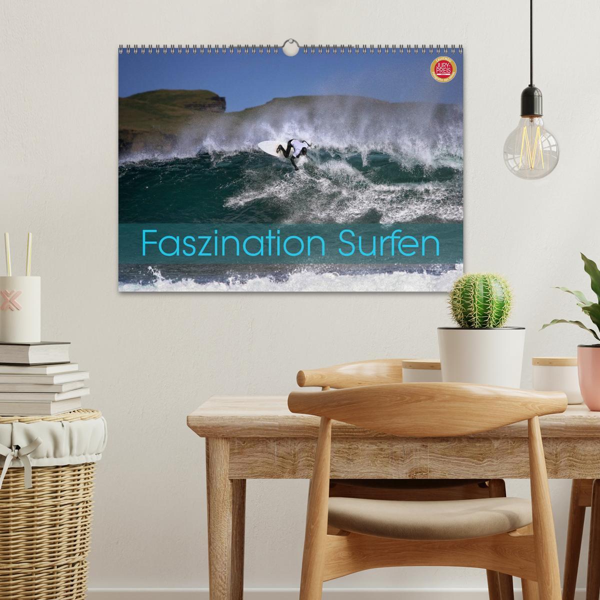 Bild: 9783435632862 | Faszination Surfen (Wandkalender 2025 DIN A3 quer), CALVENDO...