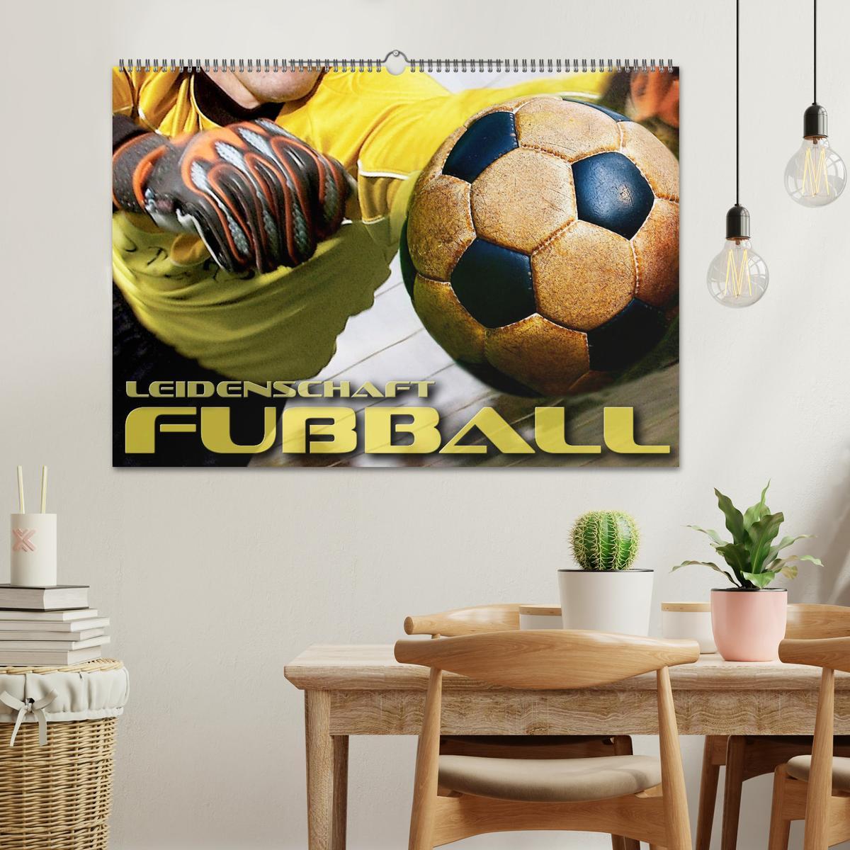 Bild: 9783435326310 | Leidenschaft Fußball (Wandkalender 2025 DIN A2 quer), CALVENDO...