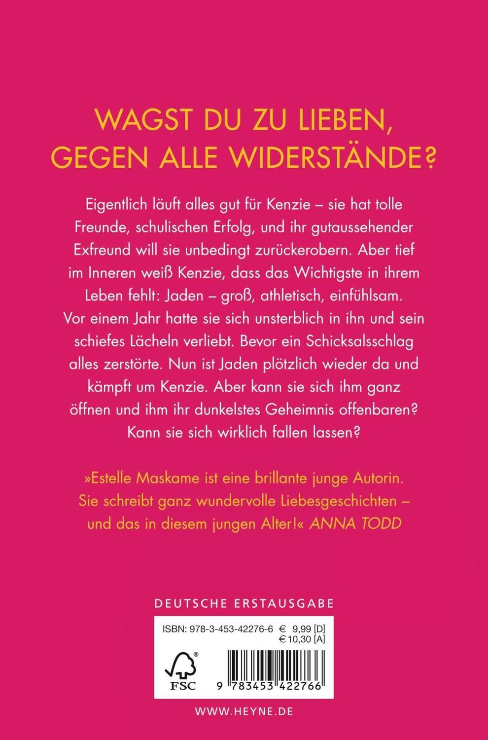 Bild: 9783453422766 | Falling - Ich kann dich nicht vergessen | Estelle Maskame | Buch