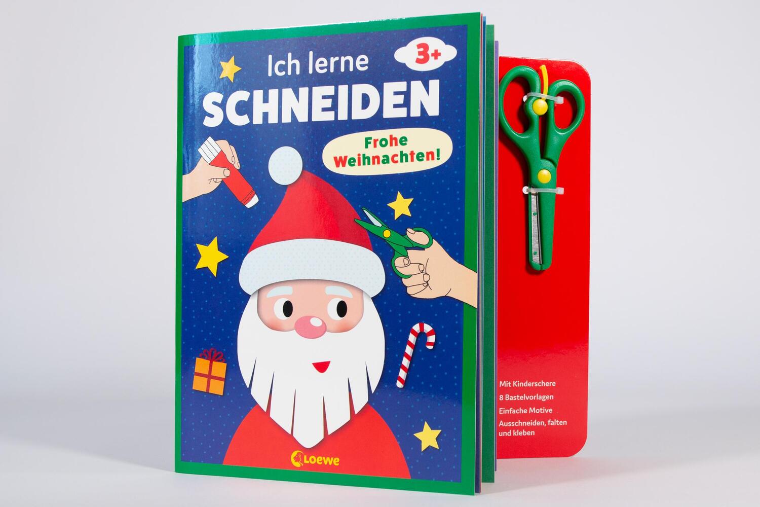 Bild: 9783743219434 | Ich lerne schneiden - Frohe Weihnachten! | Loewe Kreativ (u. a.)