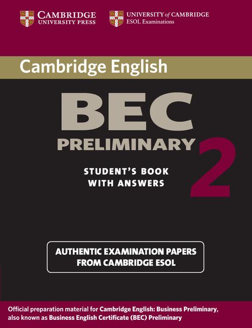 Cover: 9780521544504 | Cambridge Bec Preliminary 2 with Answers | Taschenbuch | Englisch