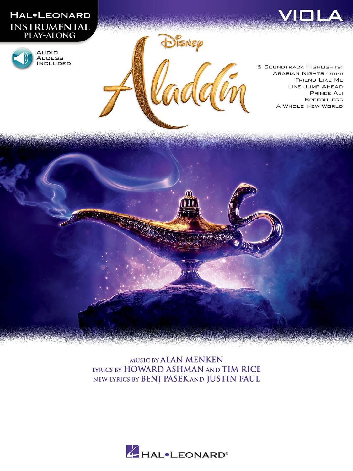 Cover: 888680961435 | Aladdin | Instrumental Play-Along | Alan Menken | Buch + Online-Audio