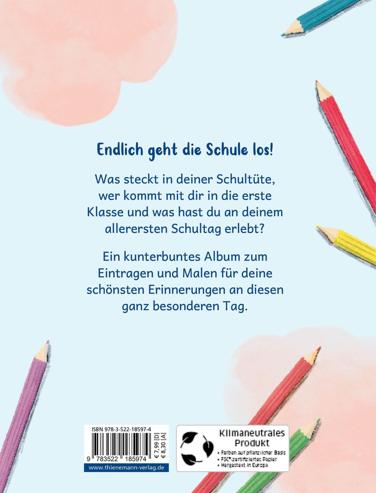 Rückseite: 9783522185974 | Der Ernst des Lebens: Mein Album vom 1. Schultag | Sabine Jörg | Buch