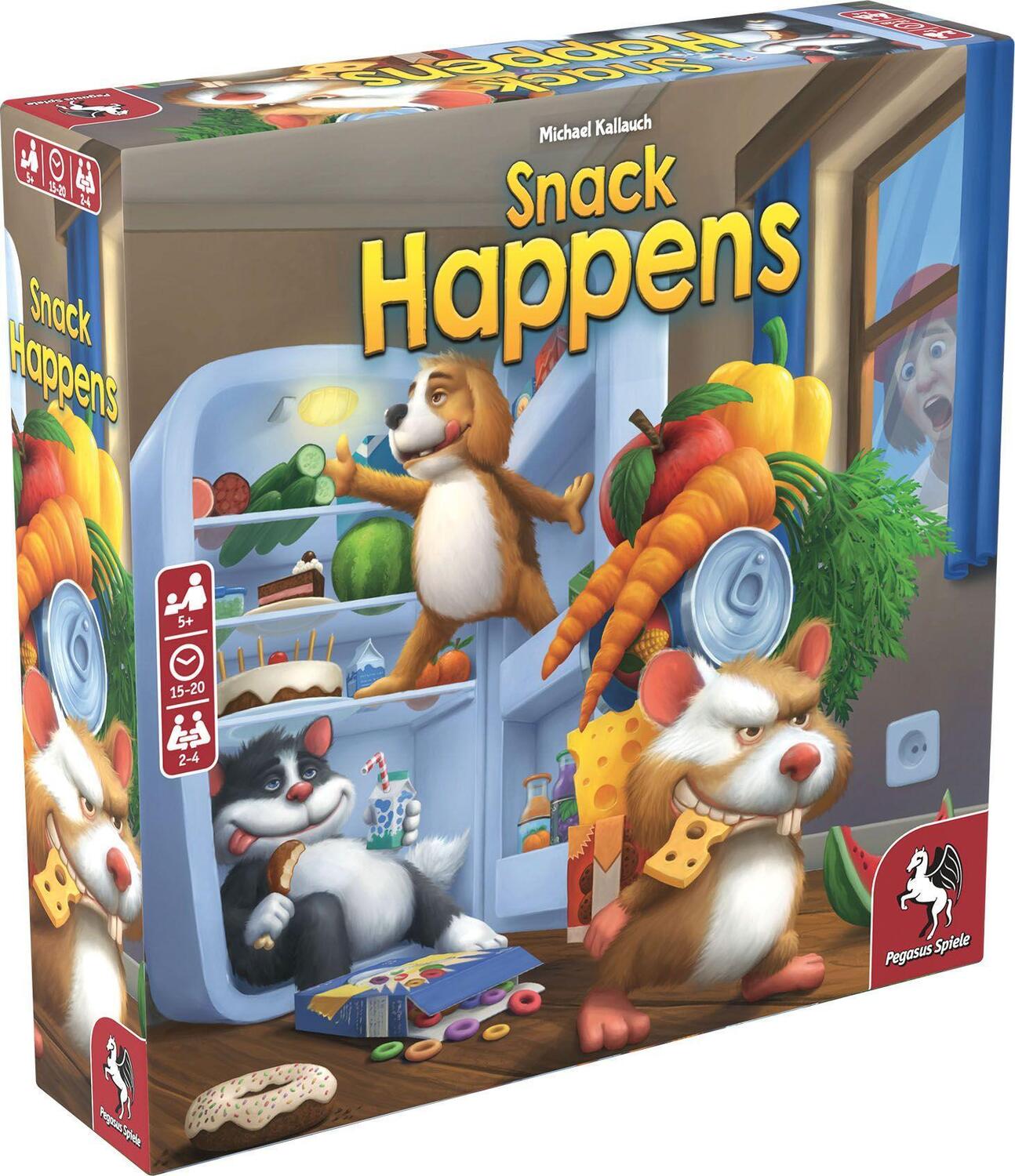 Cover: 4250231731730 | Snack Happens | Spiel | 66030G | Deutsch | 2023 | Pegasus