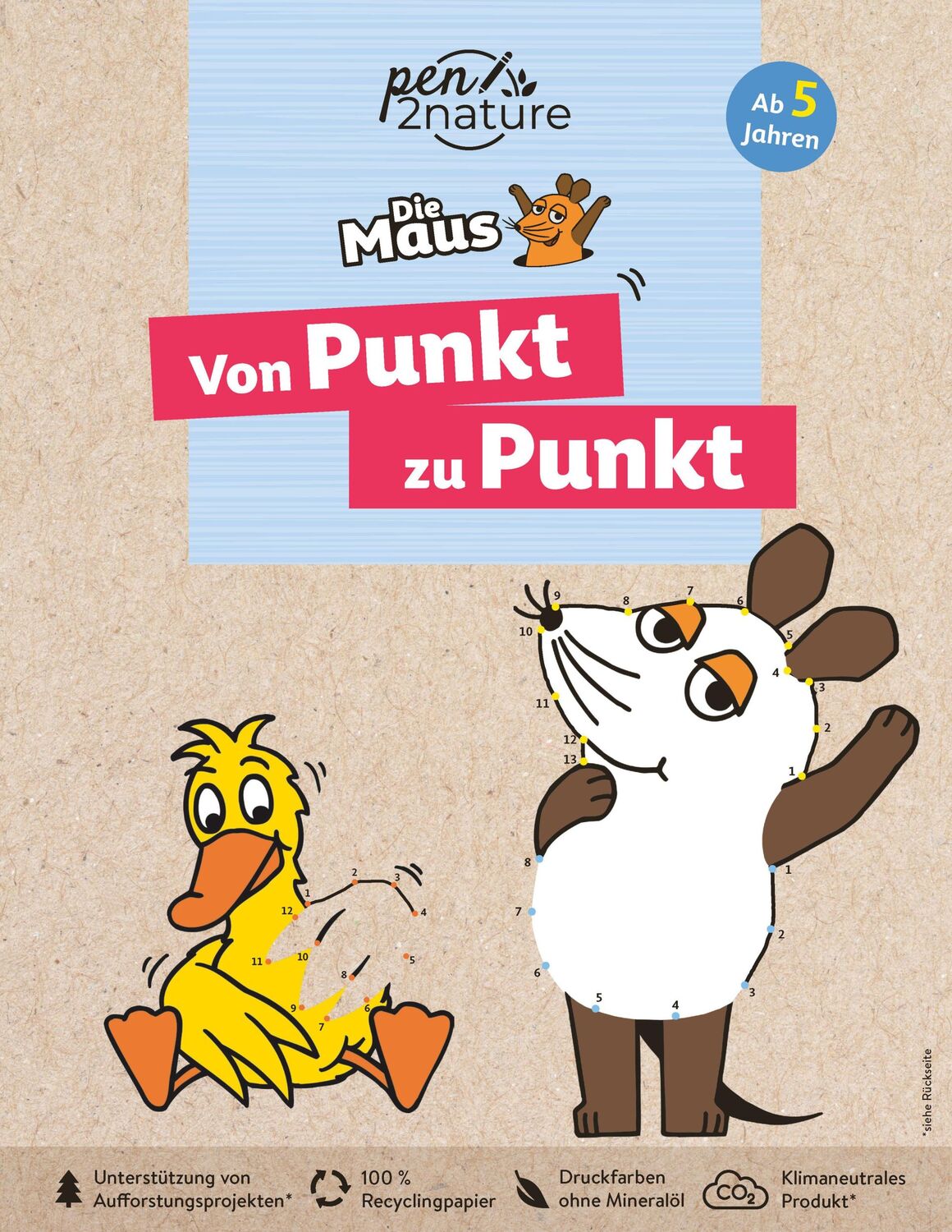 Cover: 9783987640421 | Die Maus: Von Punkt zu Punkt. Für Kinder ab 5 Jahren | Pen2nature