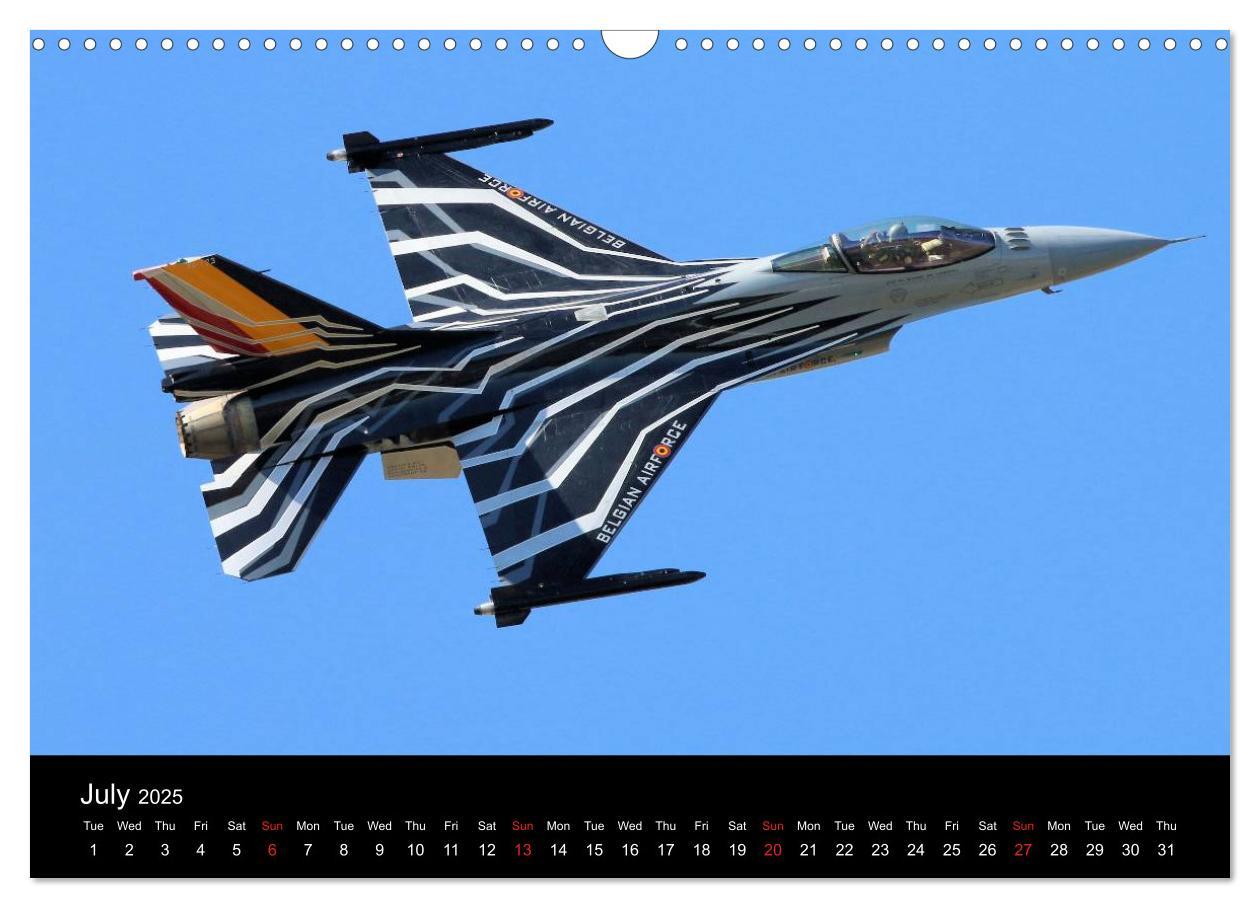 Bild: 9781325954186 | General Dynamics F-16 Fighting Falcon (Wall Calendar 2025 DIN A3...