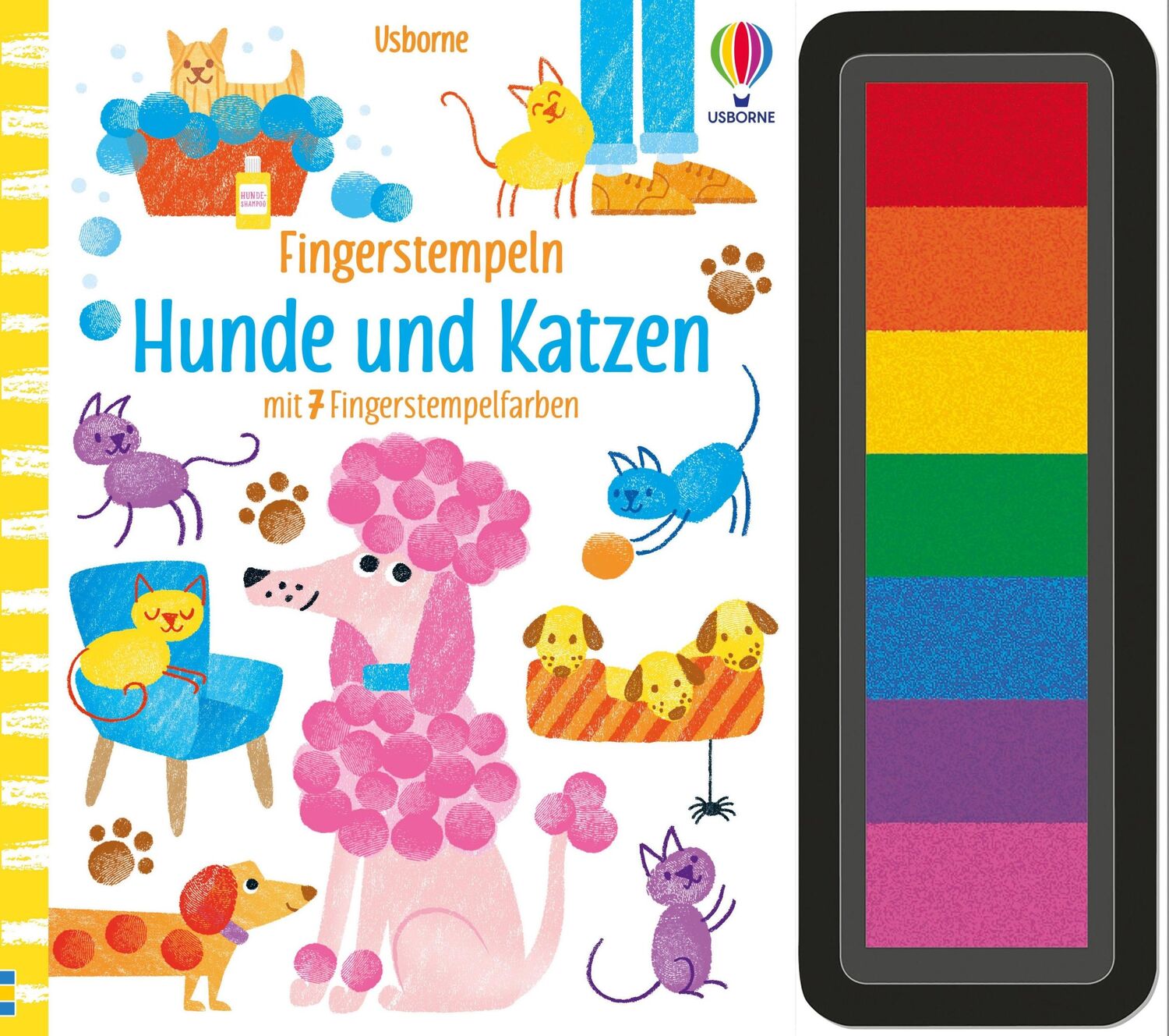 Cover: 9781035701179 | Fingerstempeln: Hunde und Katzen | Buch | Fingerstempeln-Reihe | 64 S.