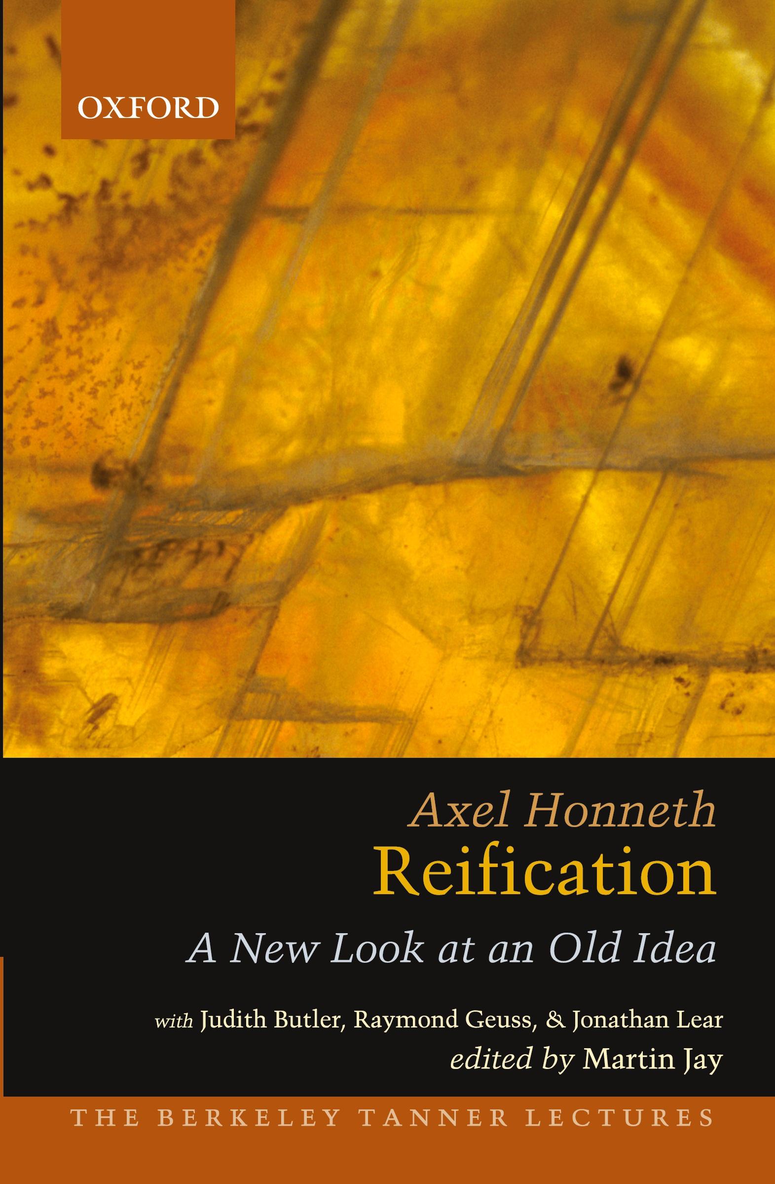 Cover: 9780199898053 | Reification | A New Look at an Old Idea | Axel Honneth | Taschenbuch