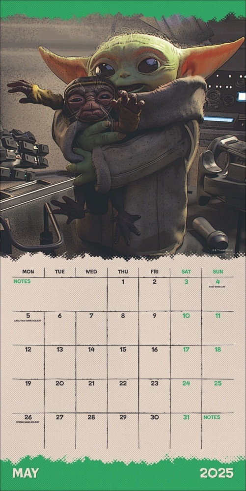 Bild: 9783840196683 | The Mandalorian Broschurkalender 2025 | Kalender | 28 S. | Englisch