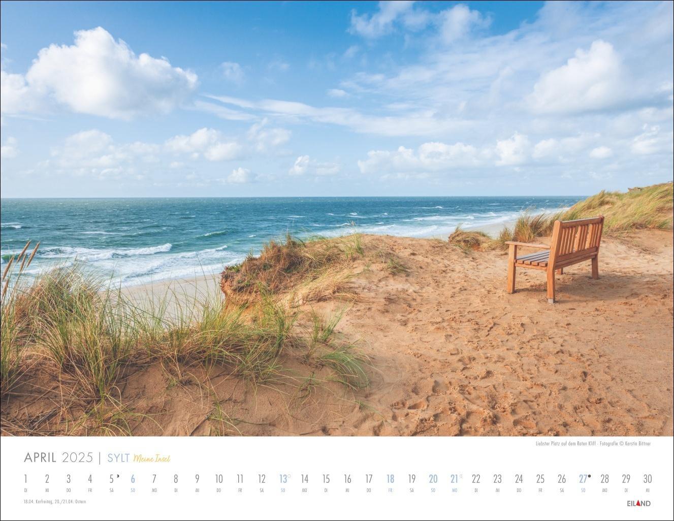 Bild: 9783964023537 | Sylt - Meine Insel Kalender 2025 | Eiland | Kalender | Spiralbindung