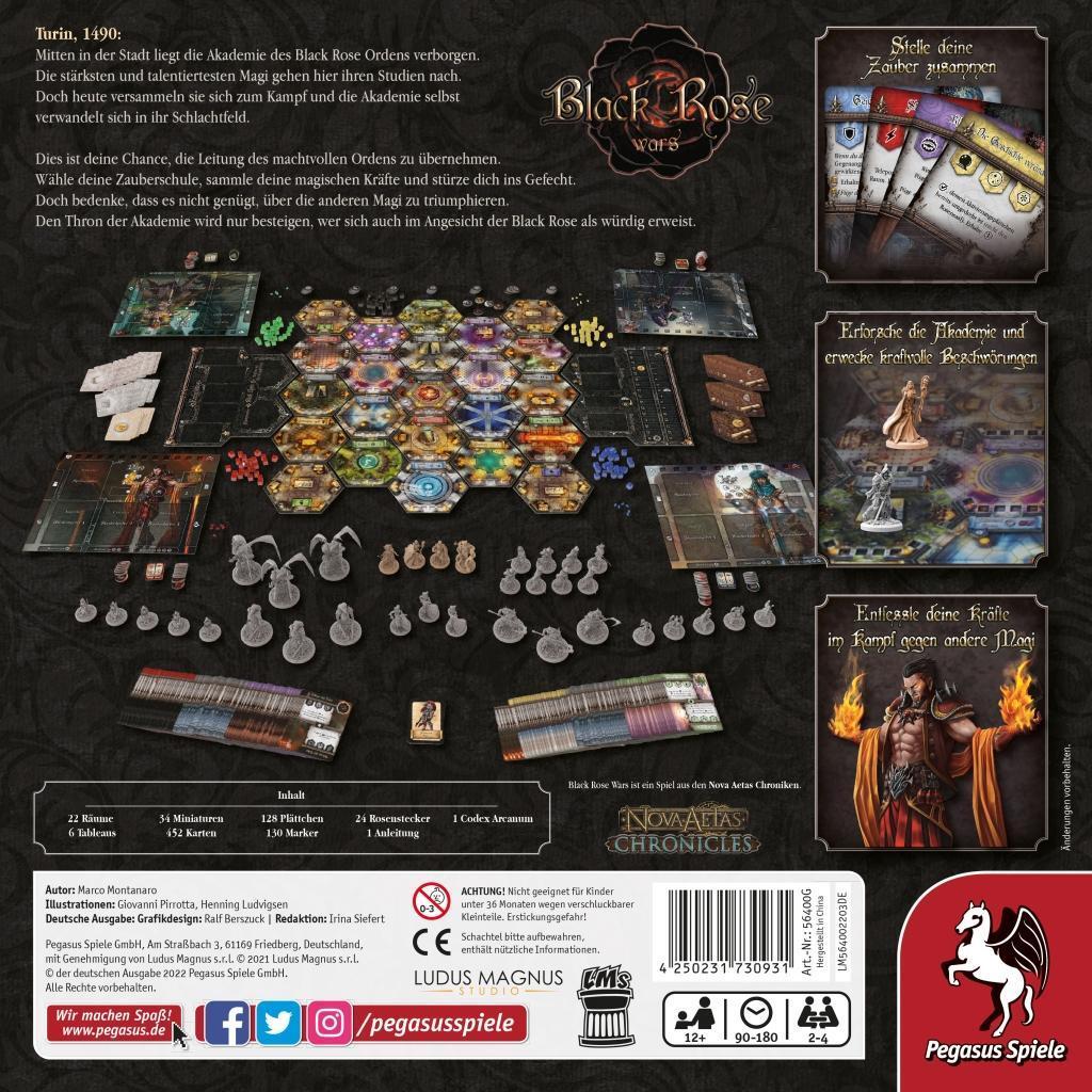 Bild: 4250231730931 | Black Rose Wars - Basisspiel | Spiel | Deutsch | 2022 | Pegasus