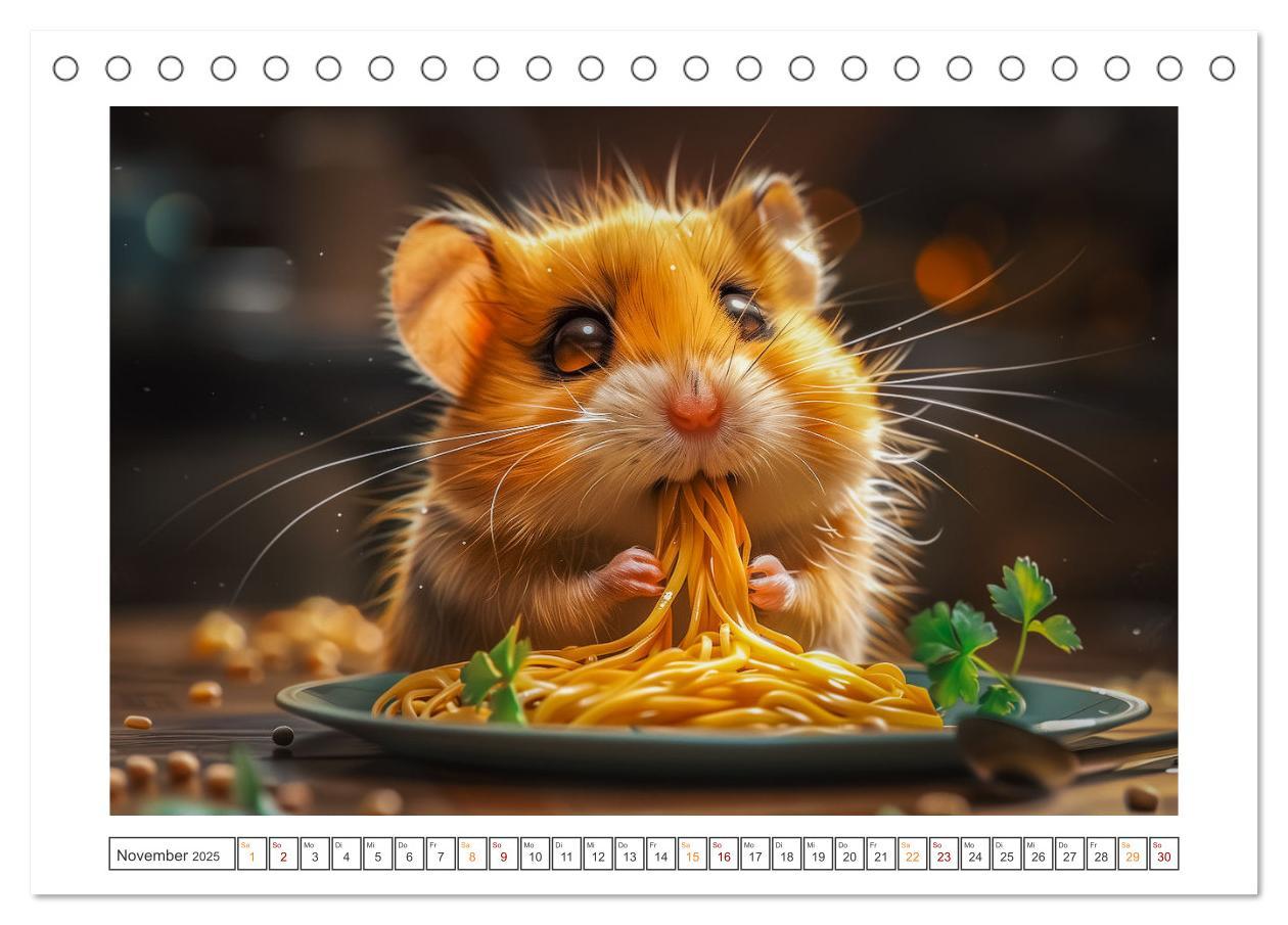 Bild: 9783435084876 | Lustige Hamster (Tischkalender 2025 DIN A5 quer), CALVENDO...