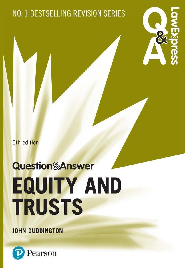 Cover: 9781292253794 | Law Express Question and Answer: Equity and Trusts, 5th edition | Buch