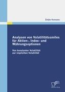 Cover: 9783836682367 | Analysen von Volatilitätssmiles für Aktien-, Index- und...