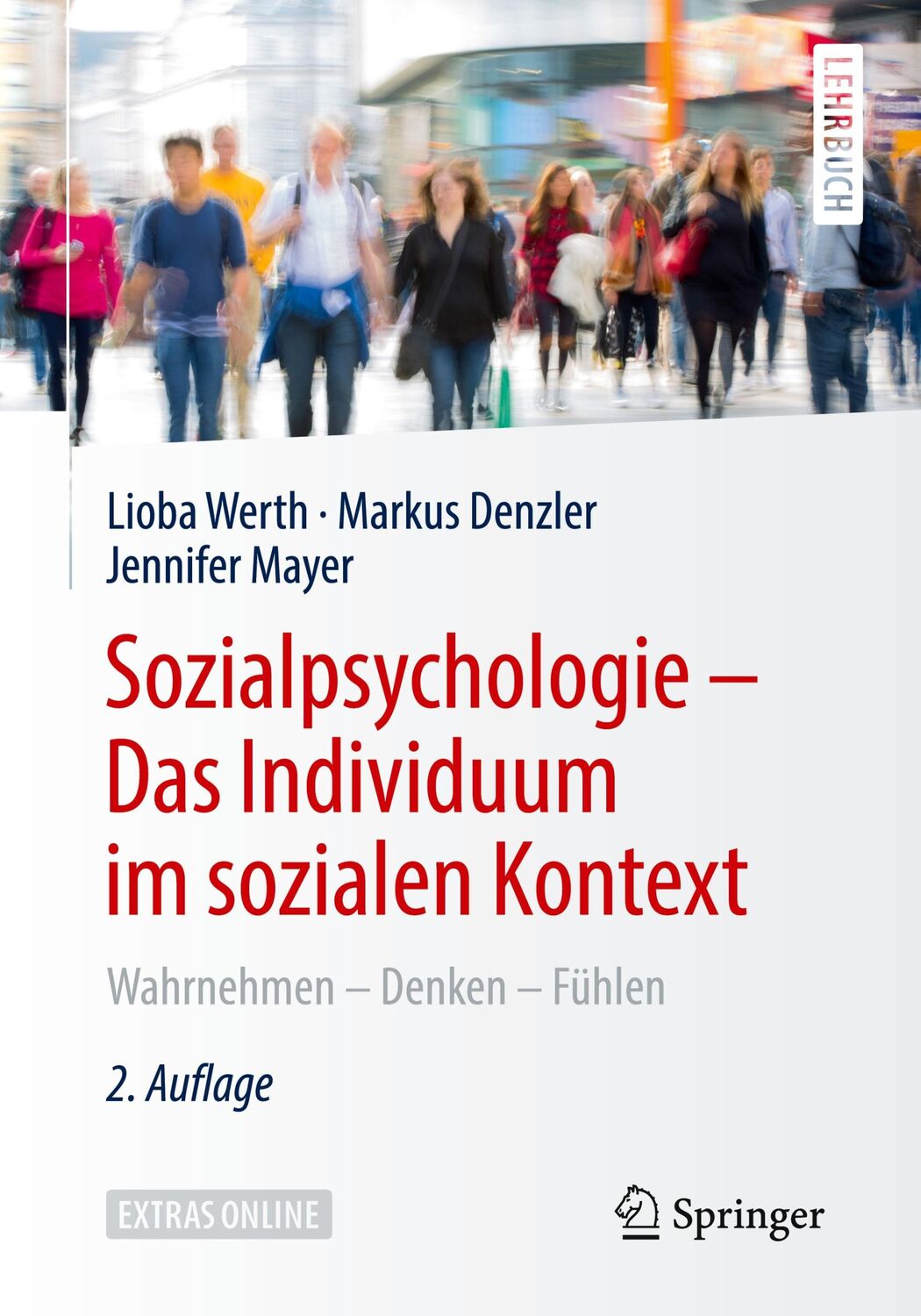 Cover: 9783662538968 | Sozialpsychologie ¿ Das Individuum im sozialen Kontext | Werth (u. a.)