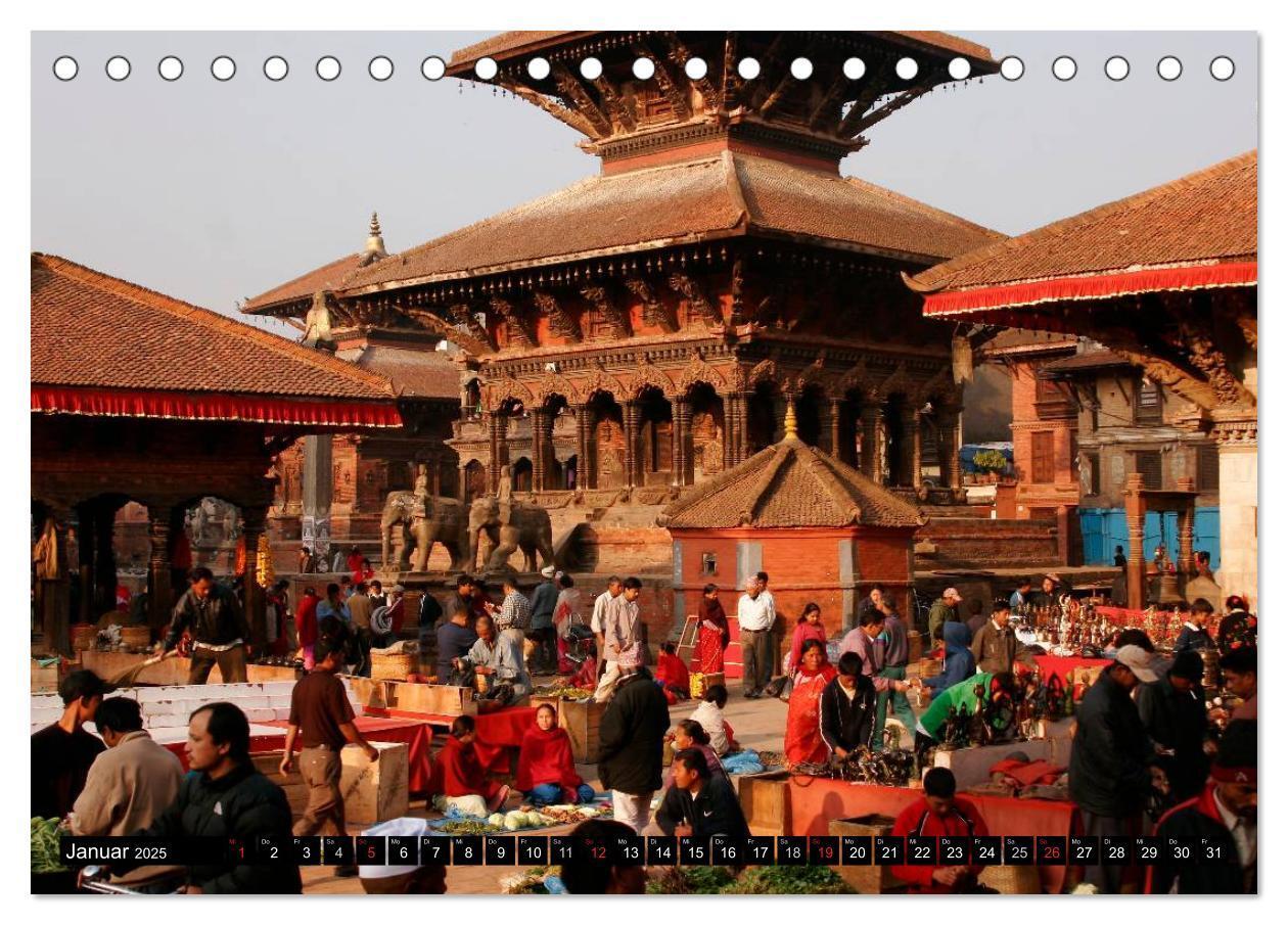 Bild: 9783435723492 | Nepal (Tischkalender 2025 DIN A5 quer), CALVENDO Monatskalender | 2025