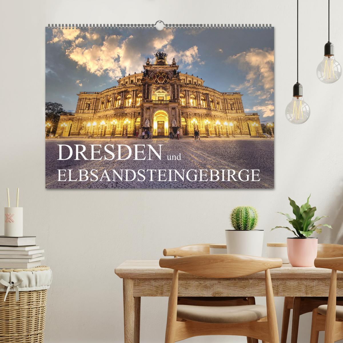 Bild: 9783435379422 | Dresden und Elbsandsteingebirge (Wandkalender 2025 DIN A2 quer),...