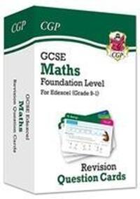 Cover: 9781789083378 | GCSE Maths Edexcel Revision Question Cards - Foundation | CGP Books