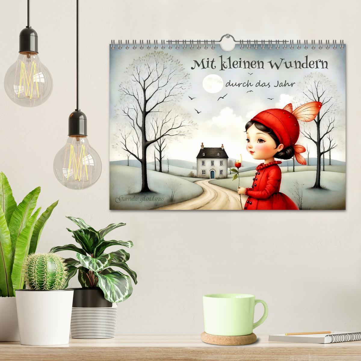 Bild: 9783383776885 | Mit kleinen Wundern durch das Jahr (Wandkalender 2025 DIN A4 quer),...