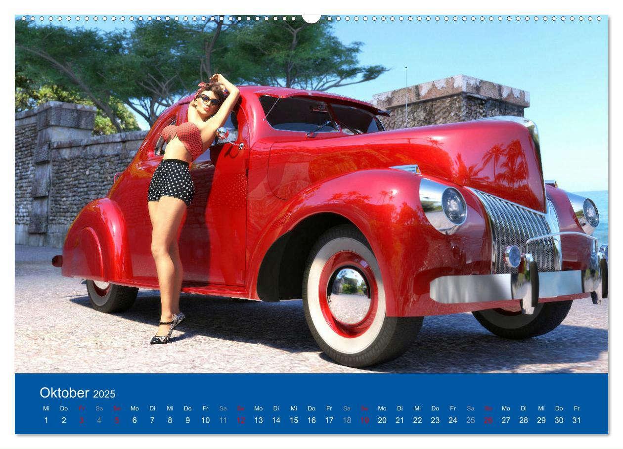 Bild: 9783435063802 | Freche Frauen und heiße Kisten (Wandkalender 2025 DIN A2 quer),...