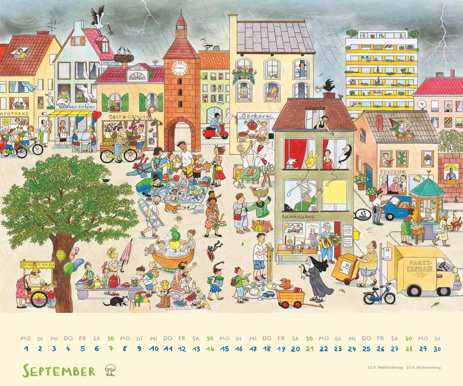 Bild: 4250809653143 | Wimmel-Kalender 2025 - DUMONT Kinderkalender - Wandkalender 60 x 50...