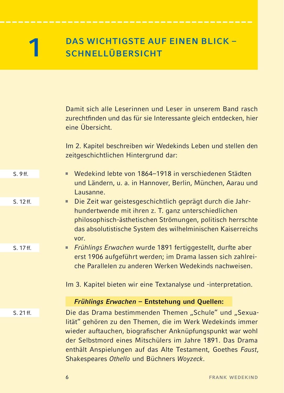 Bild: 9783804420809 | Frühlings Erwachen - Textanalyse und Interpretation | Frank Wedekind