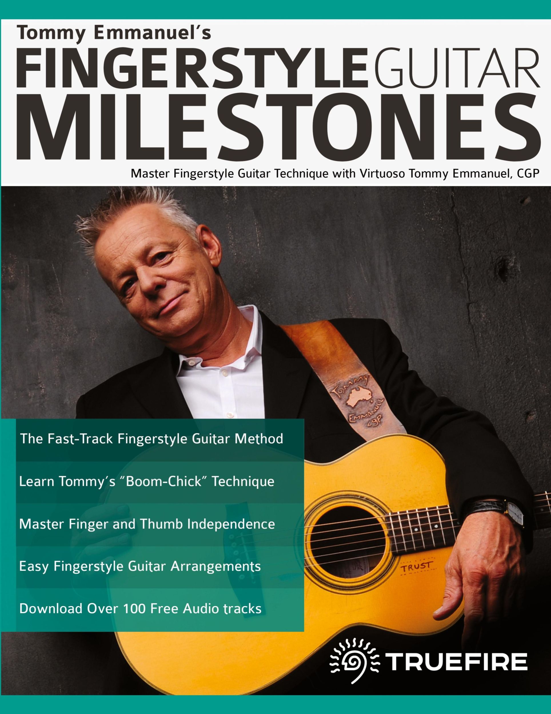 Cover: 9781789330120 | Tommy Emmanuel's Fingerstyle Guitar Milestones | Emmanuel (u. a.)