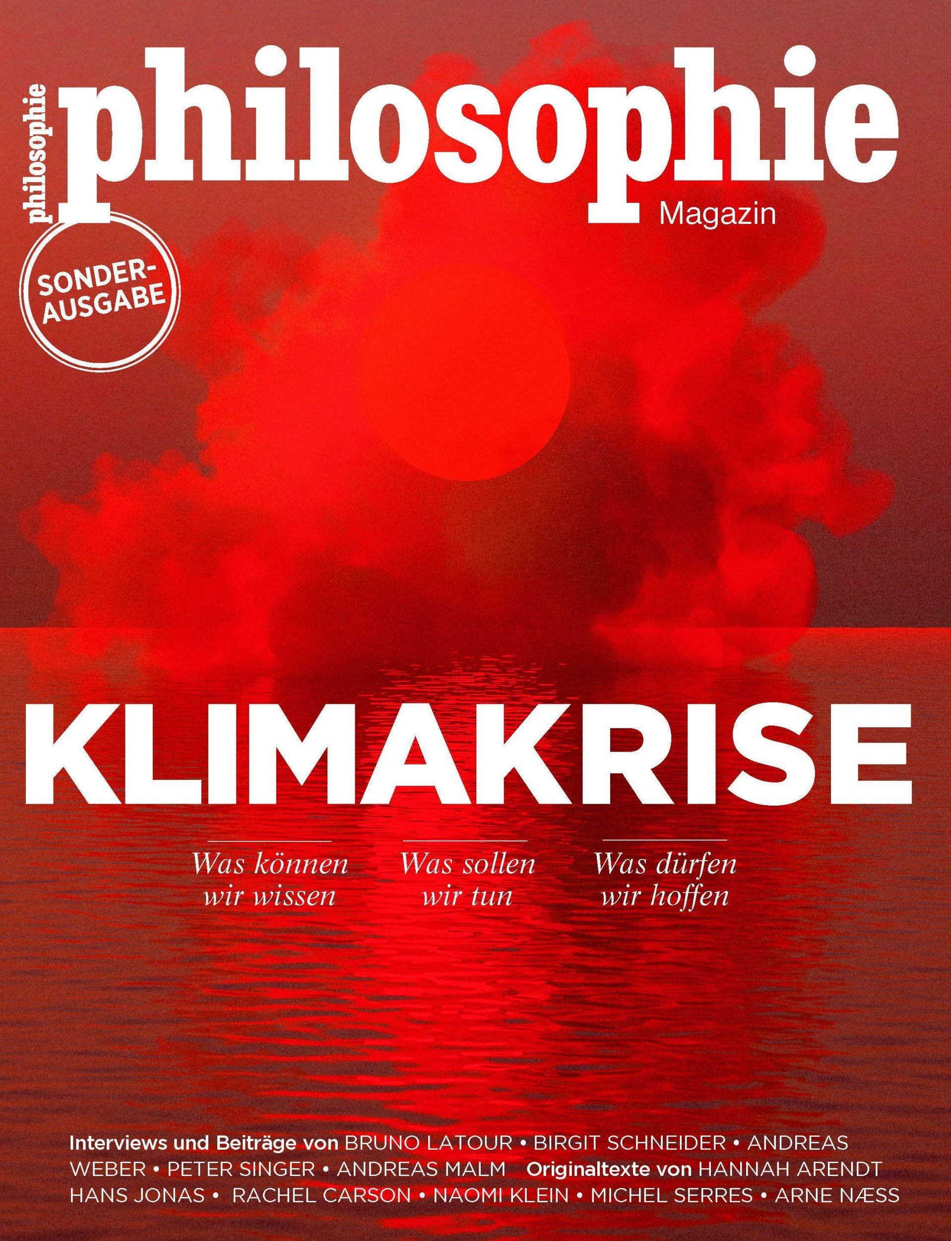 Cover: 9783949621031 | Philosophie Magazin Sonderausgabe "Klimakrise" | Taschenbuch | 96 S.