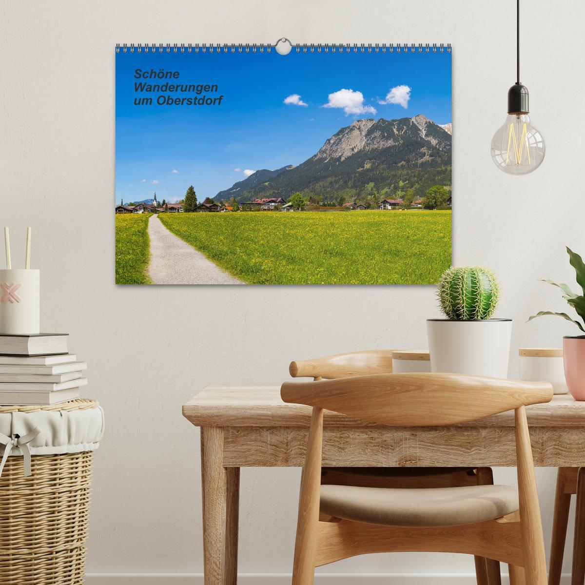 Bild: 9783435358892 | Schöne Wanderungen um Oberstdorf (Wandkalender 2025 DIN A3 quer),...