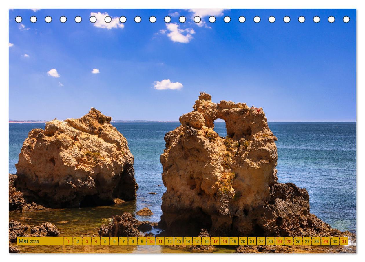 Bild: 9783383868931 | Algarve pur (Tischkalender 2025 DIN A5 quer), CALVENDO Monatskalender