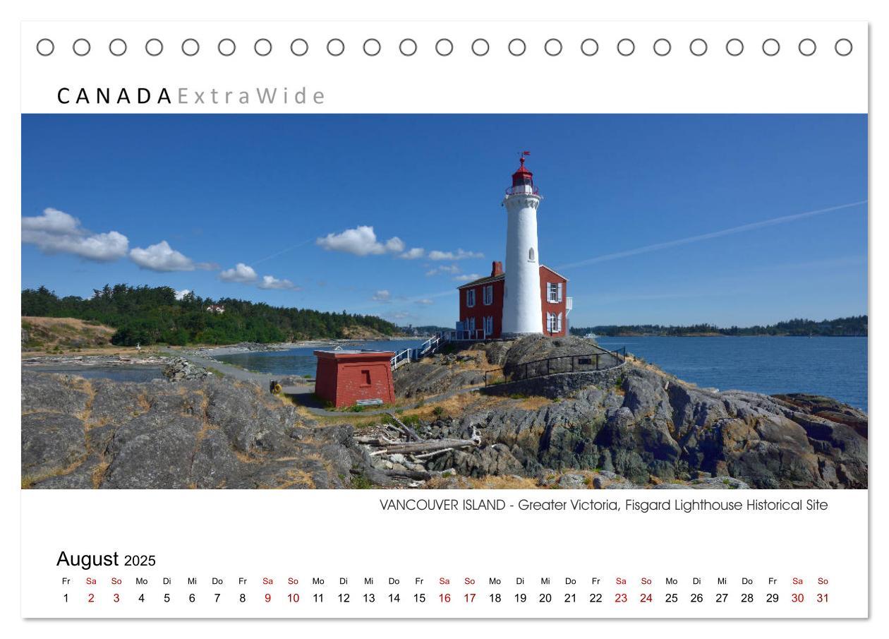 Bild: 9783383791369 | Vancouver Island Panoramabilder (Tischkalender 2025 DIN A5 quer),...