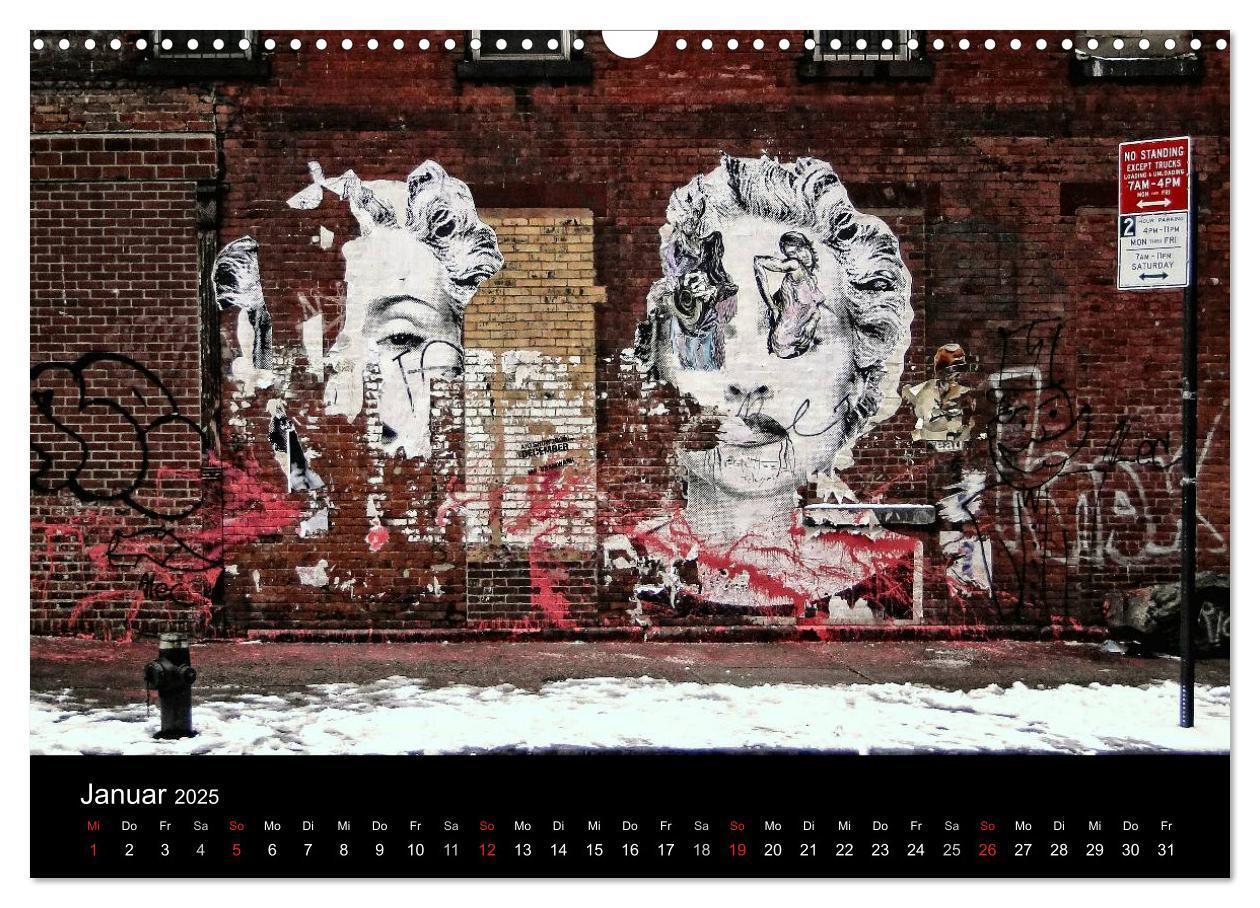 Bild: 9783435814060 | New York Street Art Kalender (Wandkalender 2025 DIN A3 quer),...