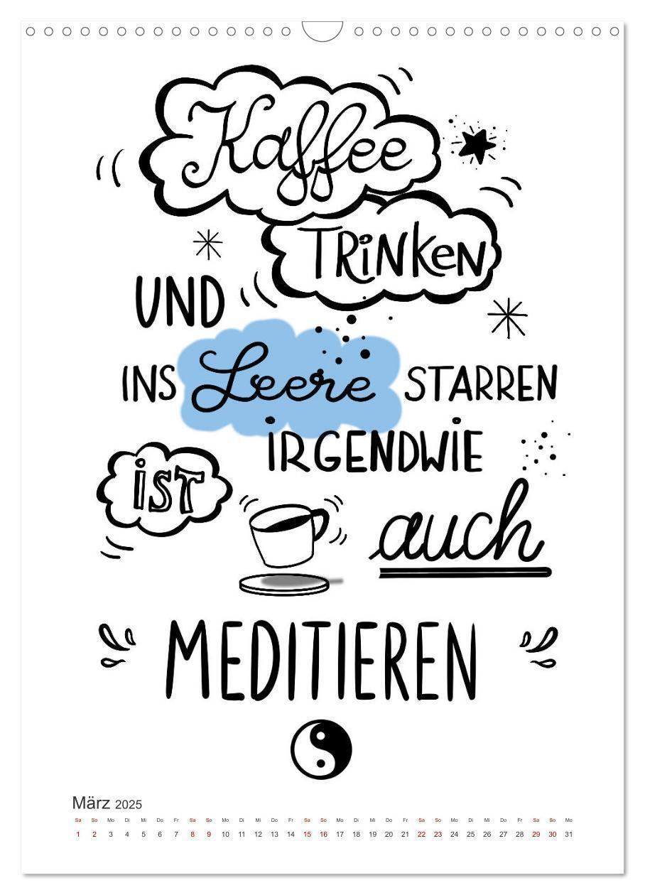 Bild: 9783435897407 | Kaffee liebt dich (Wandkalender 2025 DIN A3 hoch), CALVENDO...