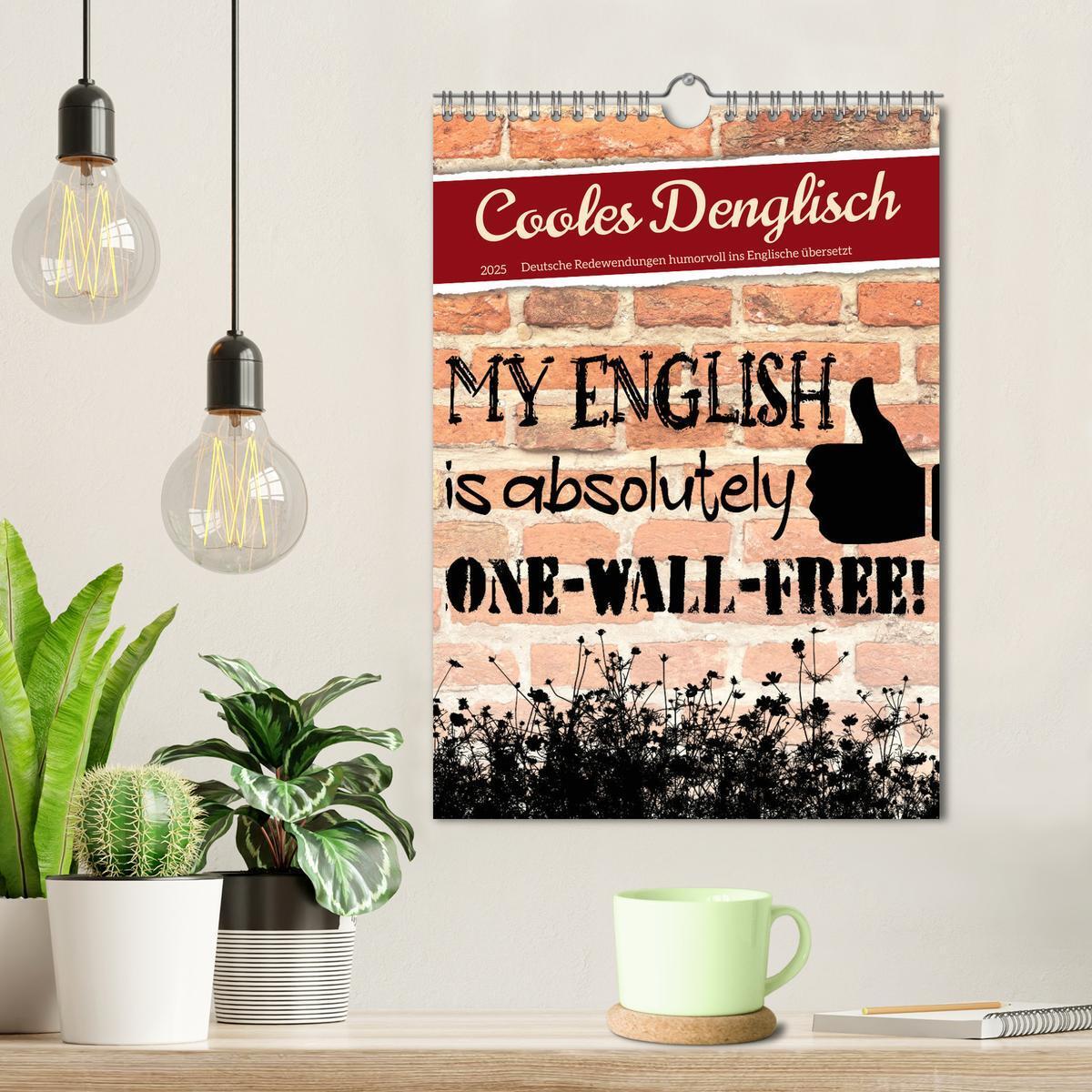 Bild: 9783435899470 | Cooles Denglisch (Wandkalender 2025 DIN A4 hoch), CALVENDO...