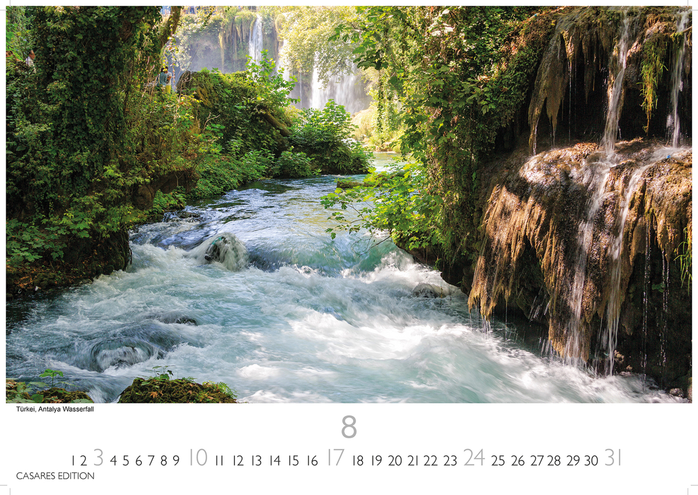 Bild: 9781835241080 | Wasserfälle 2025 L 35x50cm | Kalender | 14 S. | Deutsch | 2025