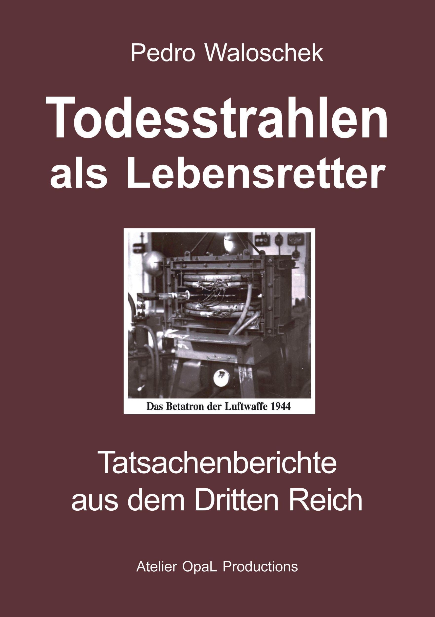 Cover: 9783833416163 | Todesstrahlen als Lebensretter | Pedro Waloschek | Taschenbuch | 2004