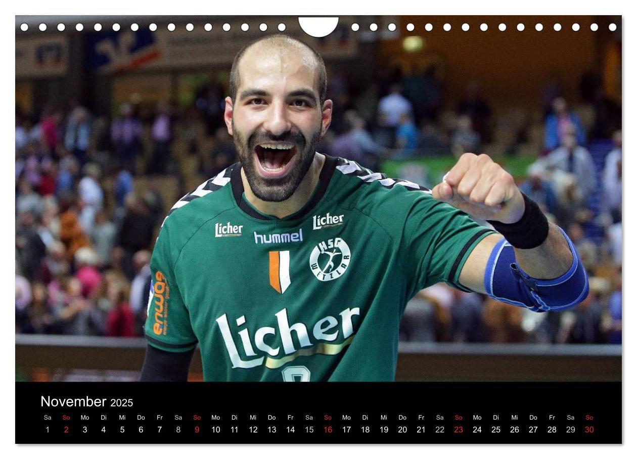 Bild: 9783435537181 | Handball Bundesliga - HSG Wetzlar (Wandkalender 2025 DIN A4 quer),...