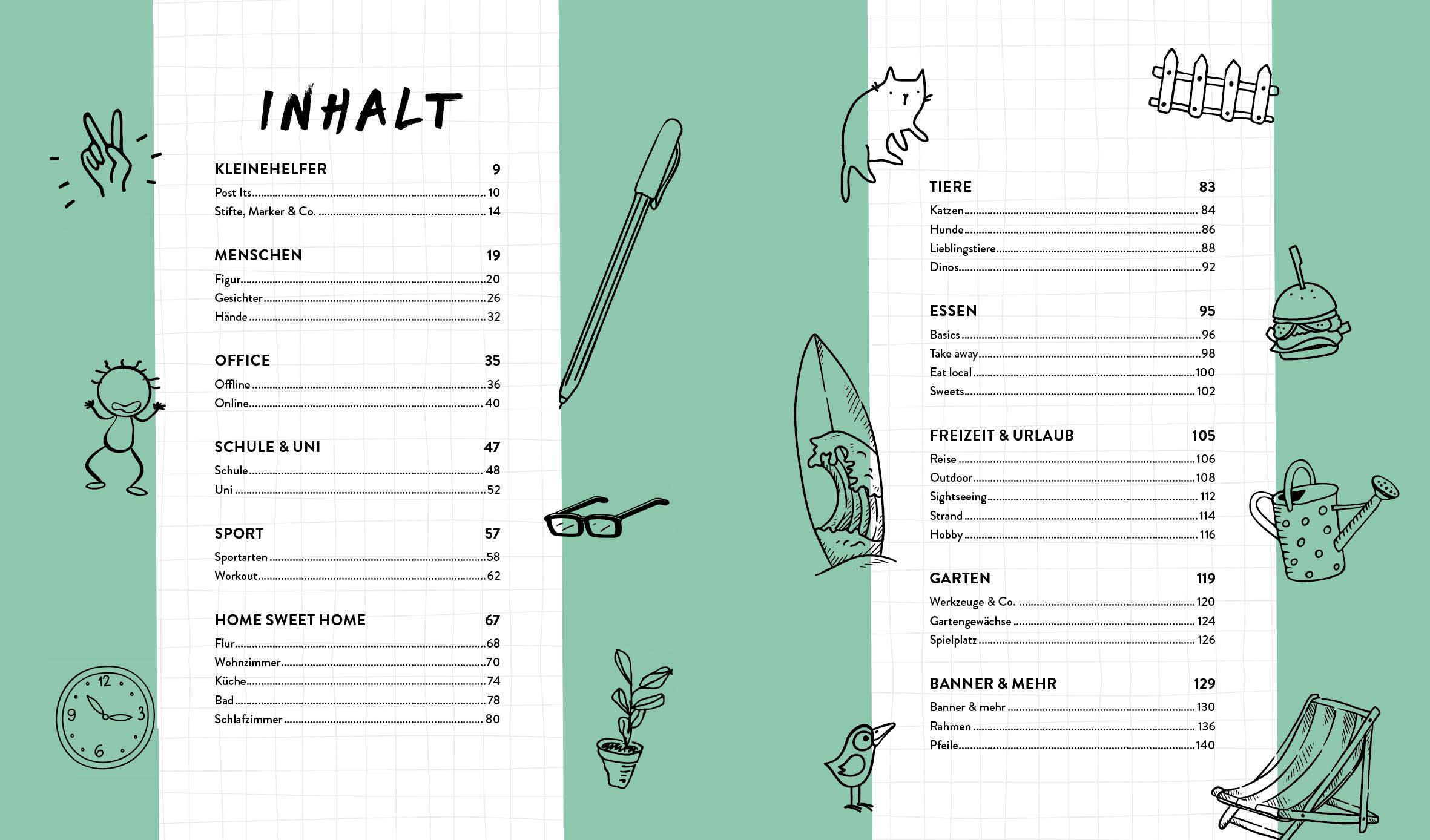 Bild: 9783745904819 | Let's sketch! Super easy! 1500 Sketchnotes | Taschenbuch | 144 S.