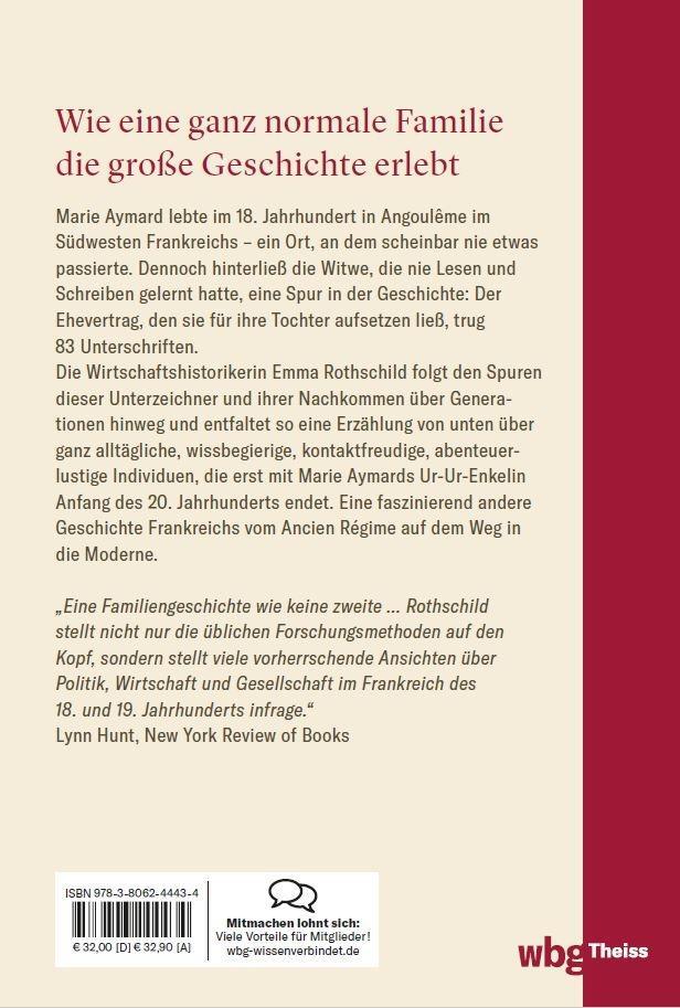 Rückseite: 9783806244434 | Eine Hochzeit in der Provinz | Emma Rothschild | Buch | 496 S. | 2022