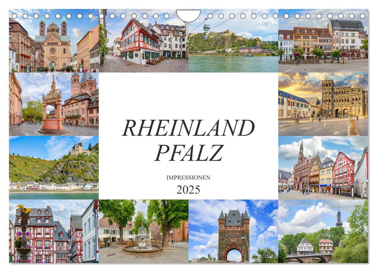 Cover: 9783435147458 | Rheinland Pfalz Impressionen (Wandkalender 2025 DIN A4 quer),...