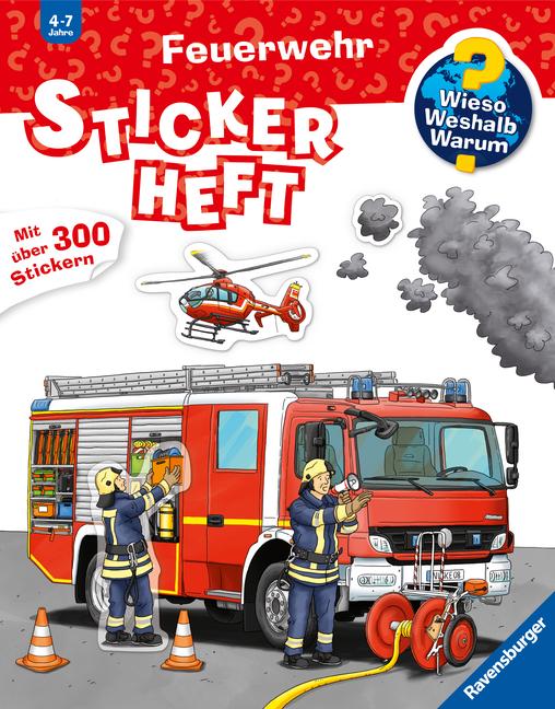 Cover: 9783473326785 | Wieso? Weshalb? Warum? Stickerheft: Feuerwehr | Niklas Böwer | Buch