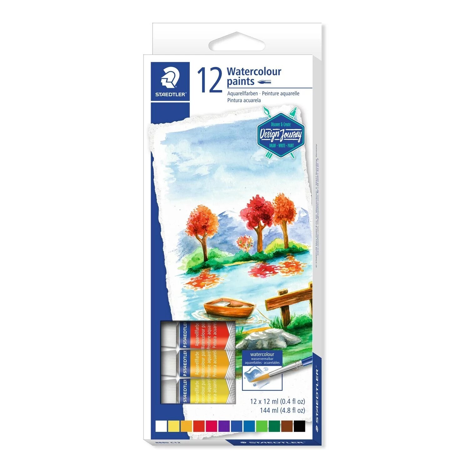 Cover: 4007817024195 | STAEDTLER Aquarellfarben 12er Set | 8880 C12 | 2019 | STAEDTLER