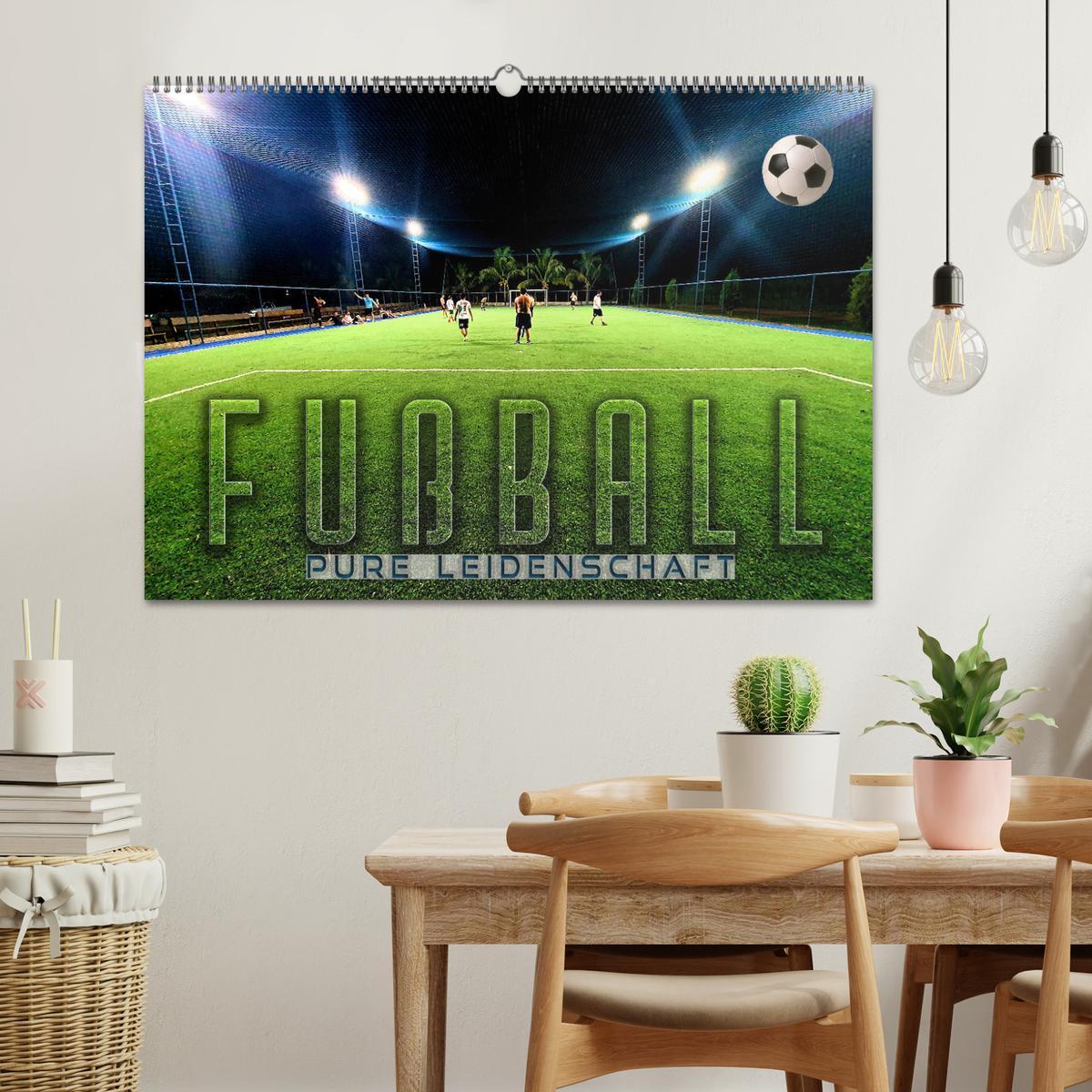 Bild: 9783383933851 | Fußball - pure Leidenschaft (Wandkalender 2025 DIN A2 quer),...