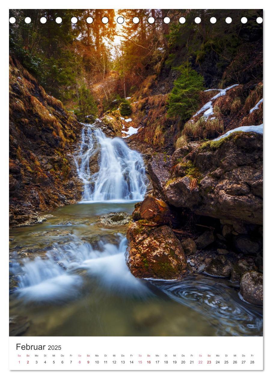 Bild: 9783435900534 | Allgäuer Wasserfälle (Tischkalender 2025 DIN A5 hoch), CALVENDO...