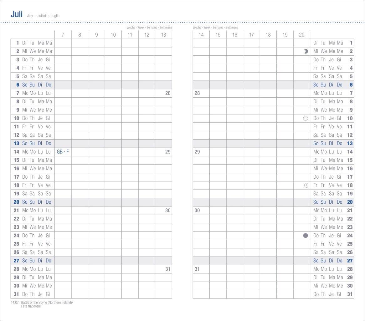 Bild: 9783756408047 | Monats-Taschenkalender, schwarz 2025 | Heye | Buch | Bürokalender Heye