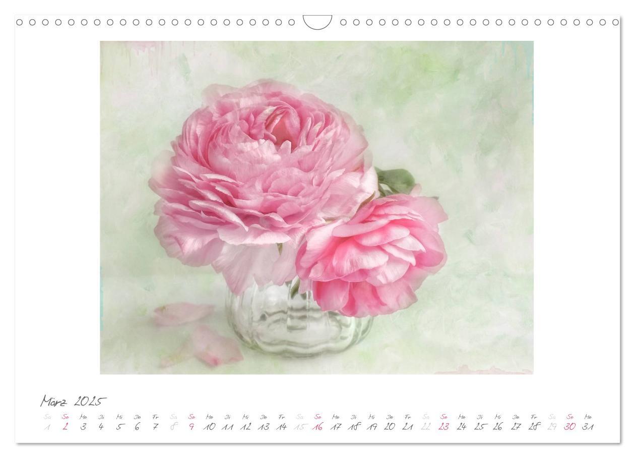 Bild: 9783435787807 | Vintage Flowers (Wandkalender 2025 DIN A3 quer), CALVENDO...