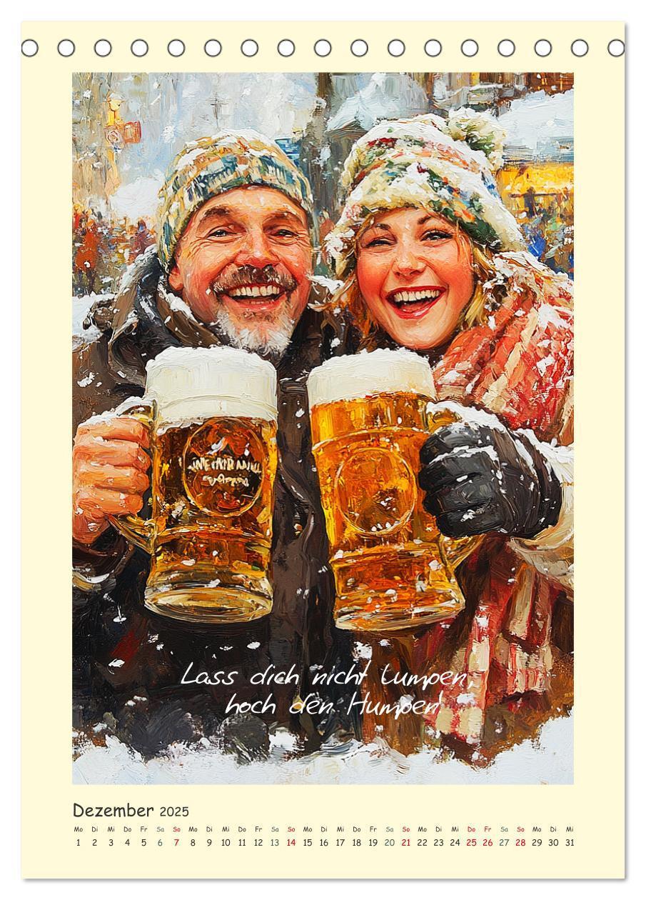 Bild: 9783457189955 | Bier, Bäuche, Sprüche. Spaß mit Hopfen und Malz (Tischkalender 2025...