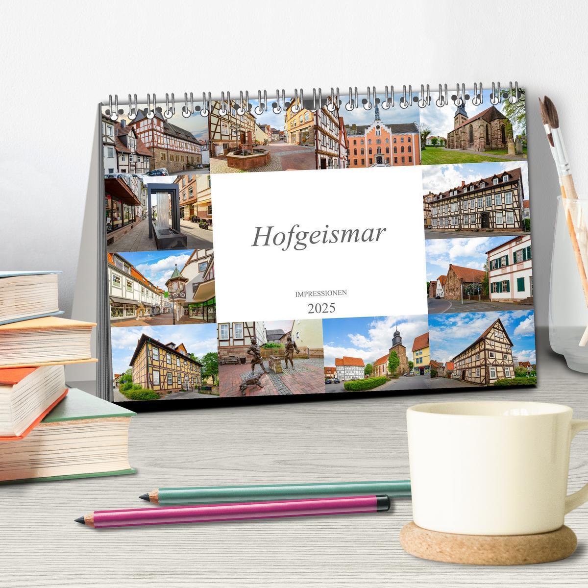 Bild: 9783383990908 | Hofgeismar Impressionen (Tischkalender 2025 DIN A5 quer), CALVENDO...