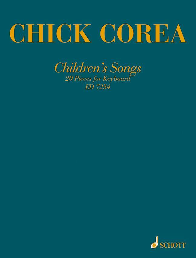 Cover: 9790001075930 | Children's Songs | Chick Corea | Broschüre | (Rückendrahtheftung)