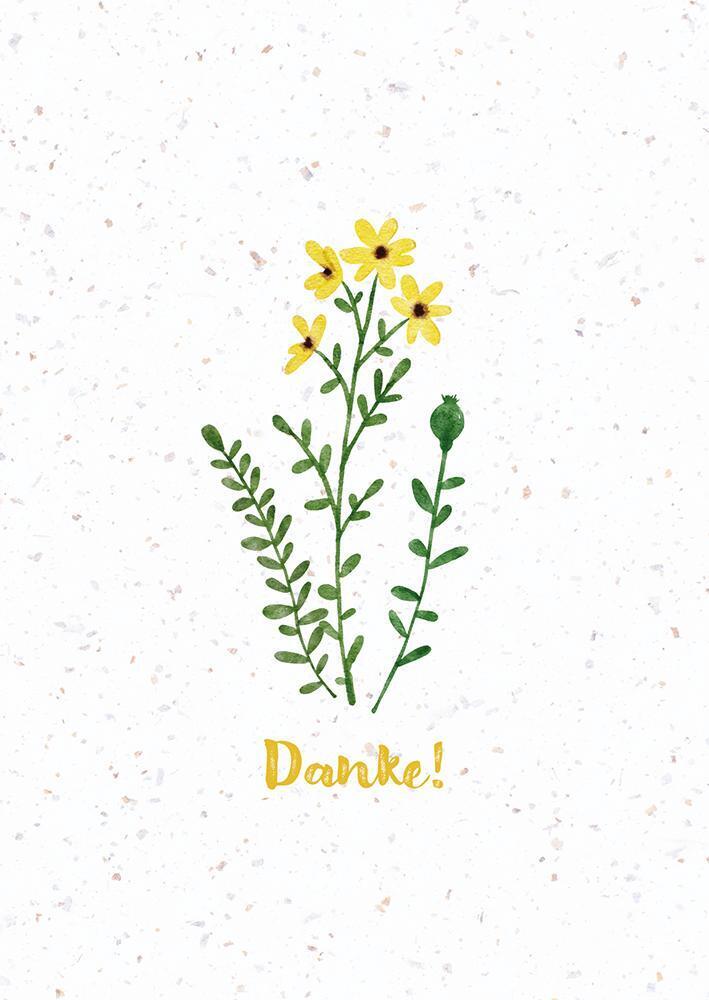 Cover: 4250222943326 | Danke! | Faltkarte aus Samenpapier | Box | 1 S. | 494332 | Deutsch